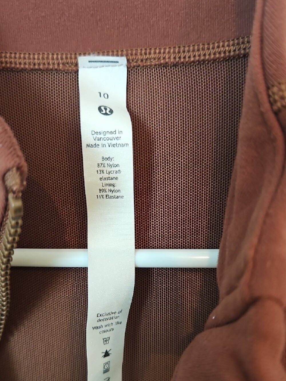 Lululemon Define Jacket - Chestnut Brown - Picture 3 of 5